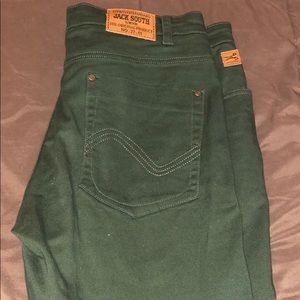 Green jack south pants
